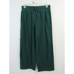 Sweaty Betty Womens Relaxed Fleece Pant Green Sweatpants Size 10 Activewear